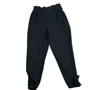 Grace Karin Women’s Black Skinny Tapered Elastic Waist Bag Pants Size XL GUC
